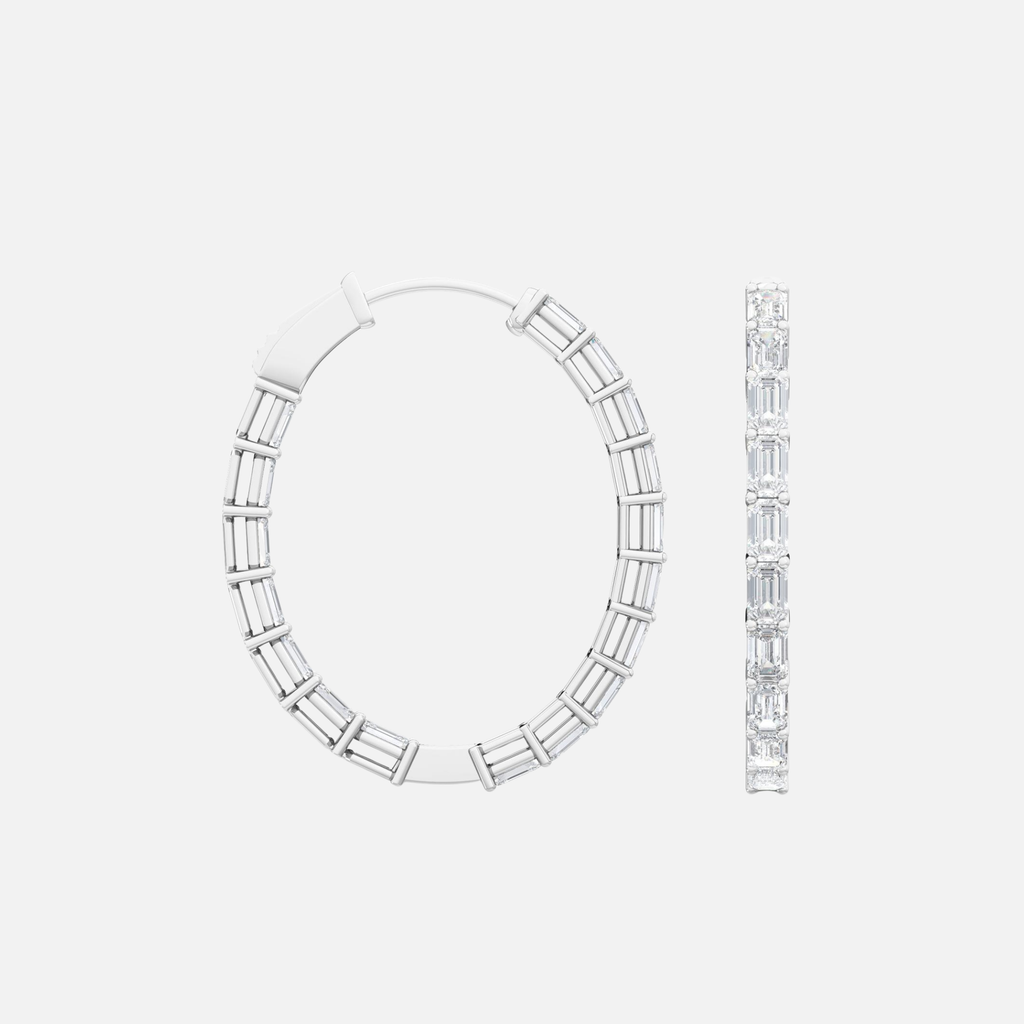 5 Emerald Huggie Earring JAUR