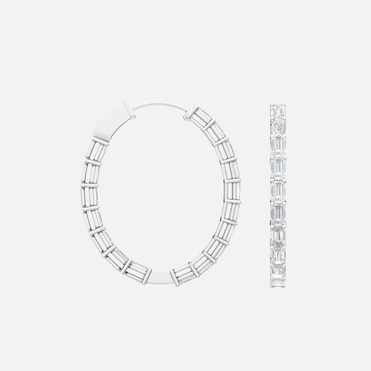 5 Emerald Huggie Earring JAUR
