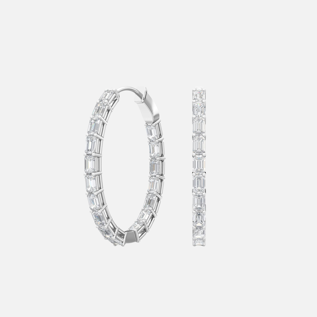 5 Emerald Huggie Earring JAUR