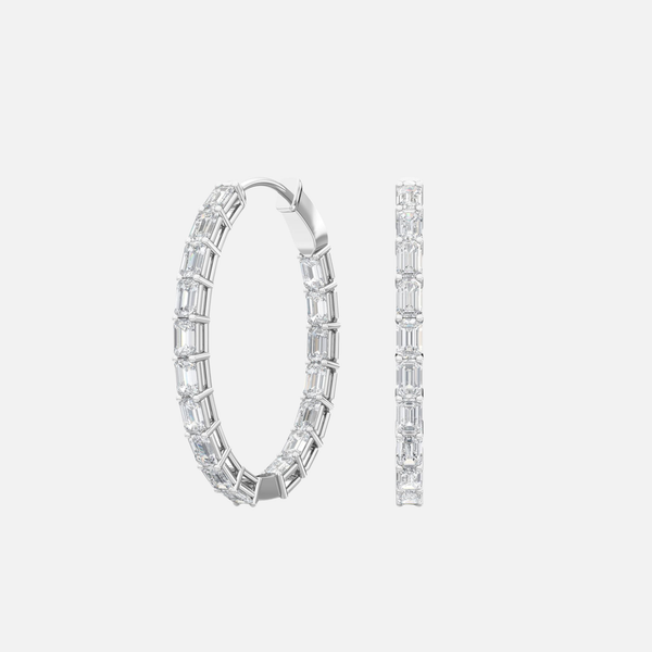 5 Emerald Huggie Earring JAUR