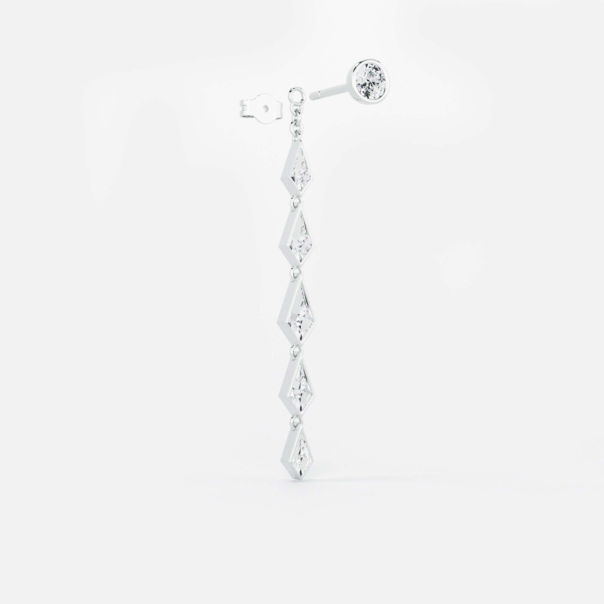 Ascending Kite Diamond Drop - Round Base