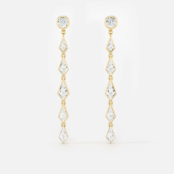 Ascending Kite Diamond Drop - Round Base