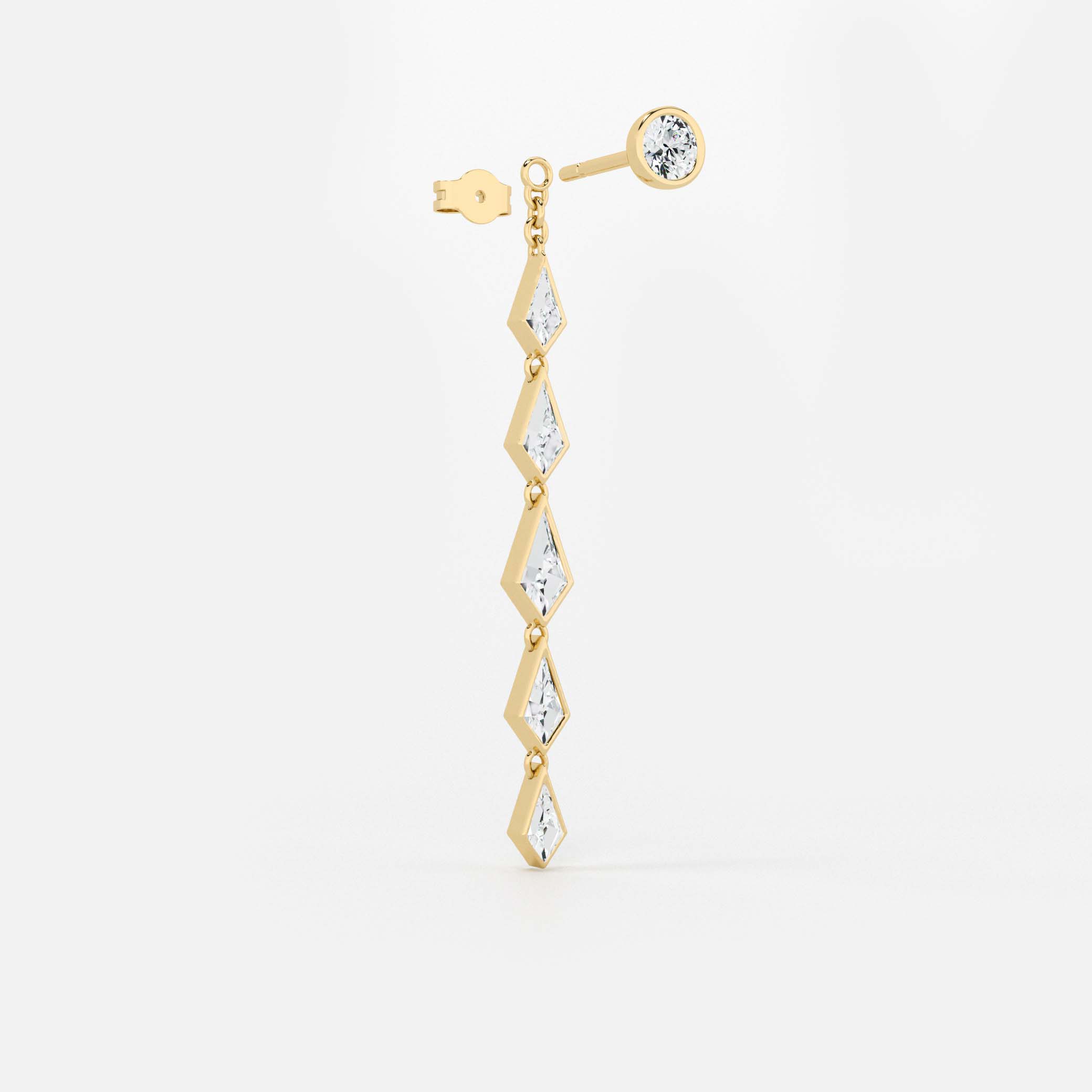 Ascending Kite Diamond Drop - Round Base