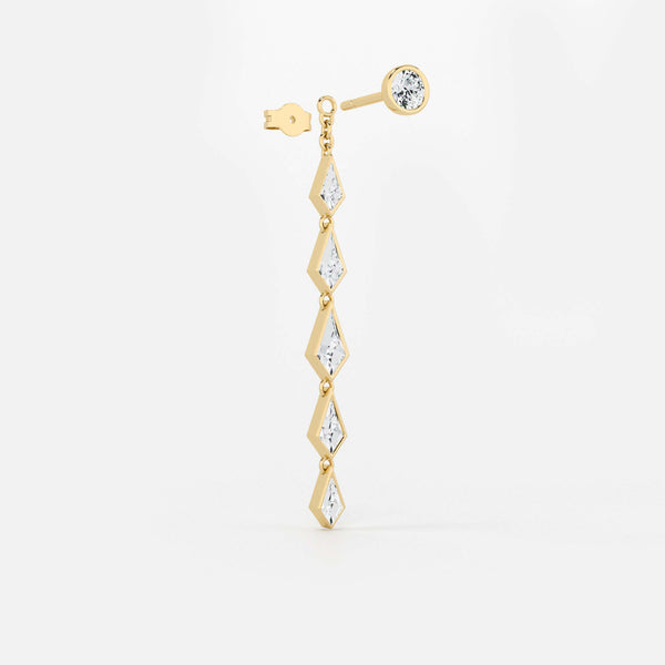 Ascending Kite Diamond Drop - Round Base