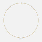 BRISA - Pierced Round Diamond Cluster Necklace