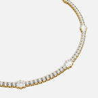 Baguette Diamond Choker Necklace JAUR