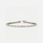 Baguette Diamond Bezel Tennis Bracelet JAUR