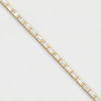 Baguette Diamond Bezel Tennis Bracelet JAUR