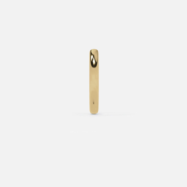 14K Gold Hoop Earrings 1.8mm – Everyday Fine Gold Hoops – JAUR