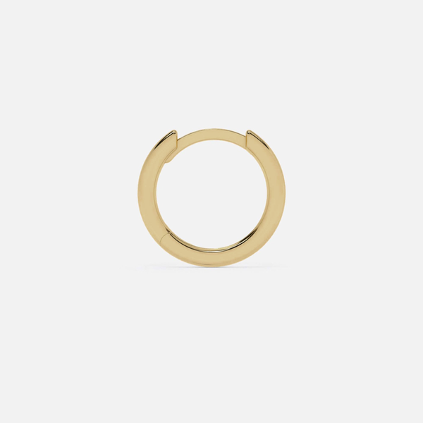 14K Gold Hoop Earrings 1.8mm – Everyday Fine Gold Hoops – JAUR
