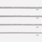Classic Round Diamond Tennis Necklace JAUR