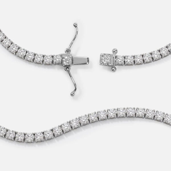 Classic Round Diamond Tennis Necklace JAUR