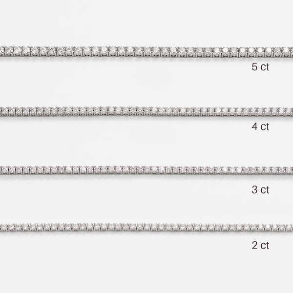 Classic Round Diamond Tennis Necklace JAUR