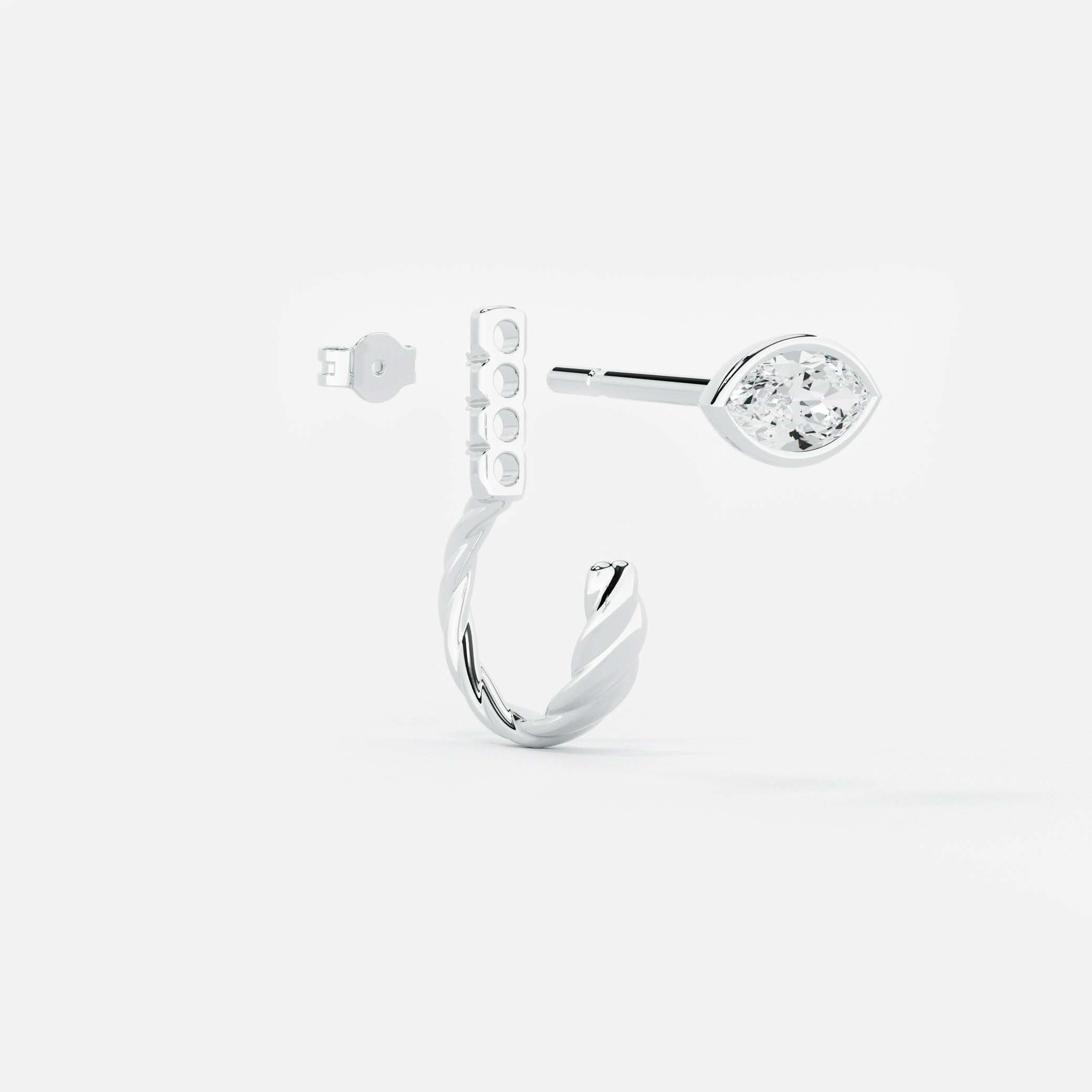 Curb Hoop - Marquise Base