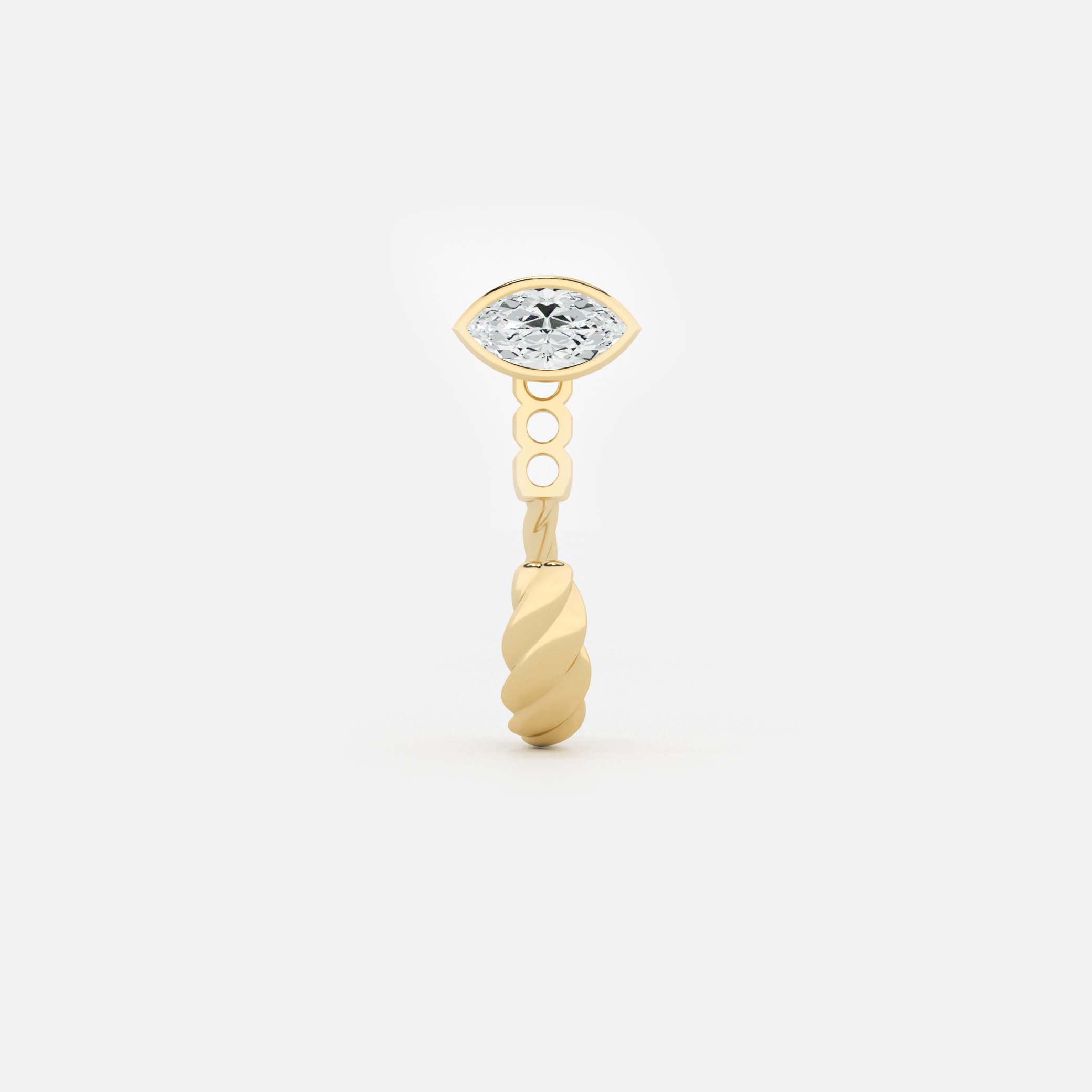 Curb Hoop - Marquise Base