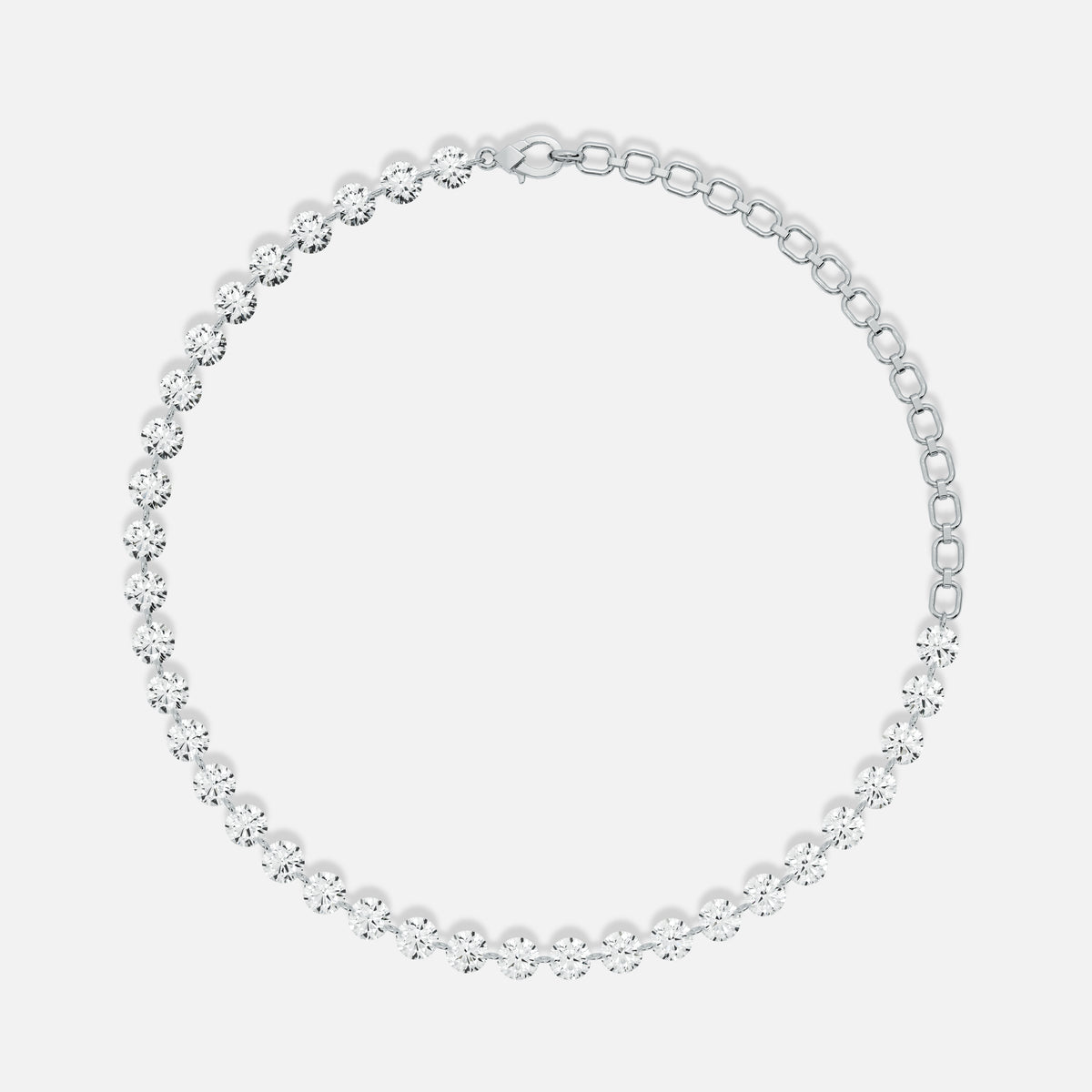 DAWN - Pierced Diamond Tennis Bracelet