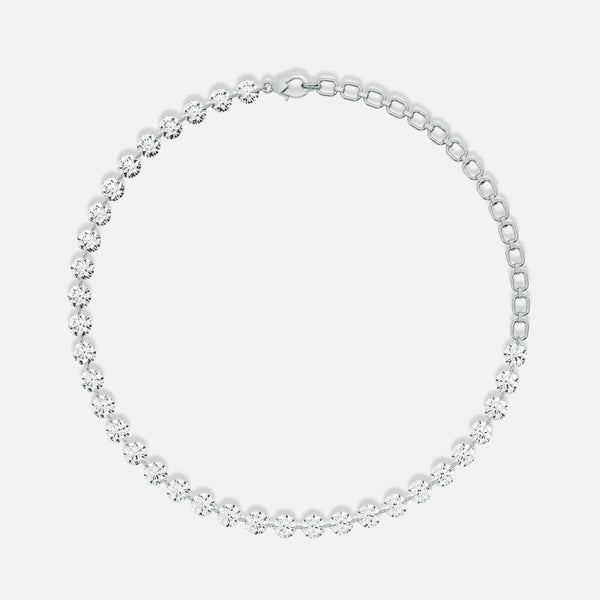 DAWN - Pierced Diamond Tennis Bracelet