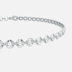 DAWN - Pierced Diamond Tennis Bracelet