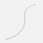 DAWN - Pierced Diamond Tennis Bracelet