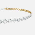 DAWN - Pierced Diamond Tennis Bracelet
