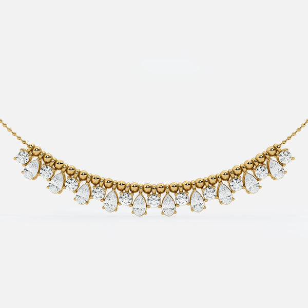 Diamond Bead Necklace