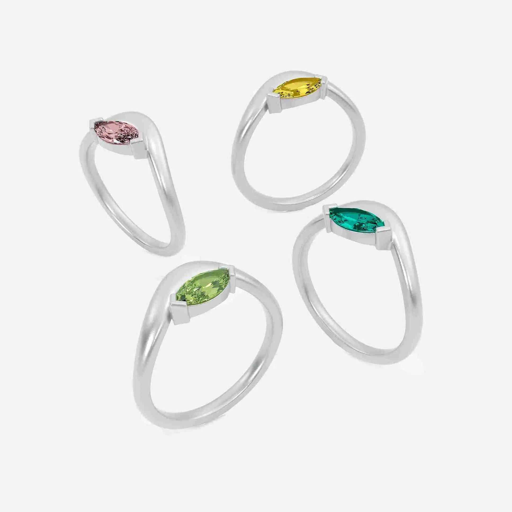 EIRA Citrine Pinky Ring JAUR