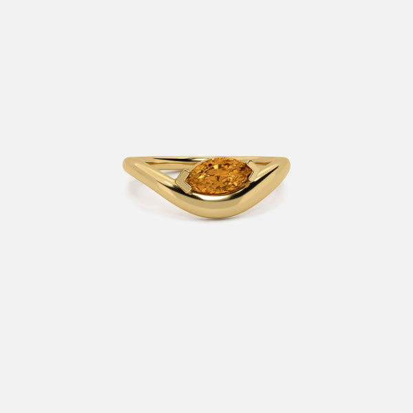 EIRA Citrine Pinky Ring JAUR