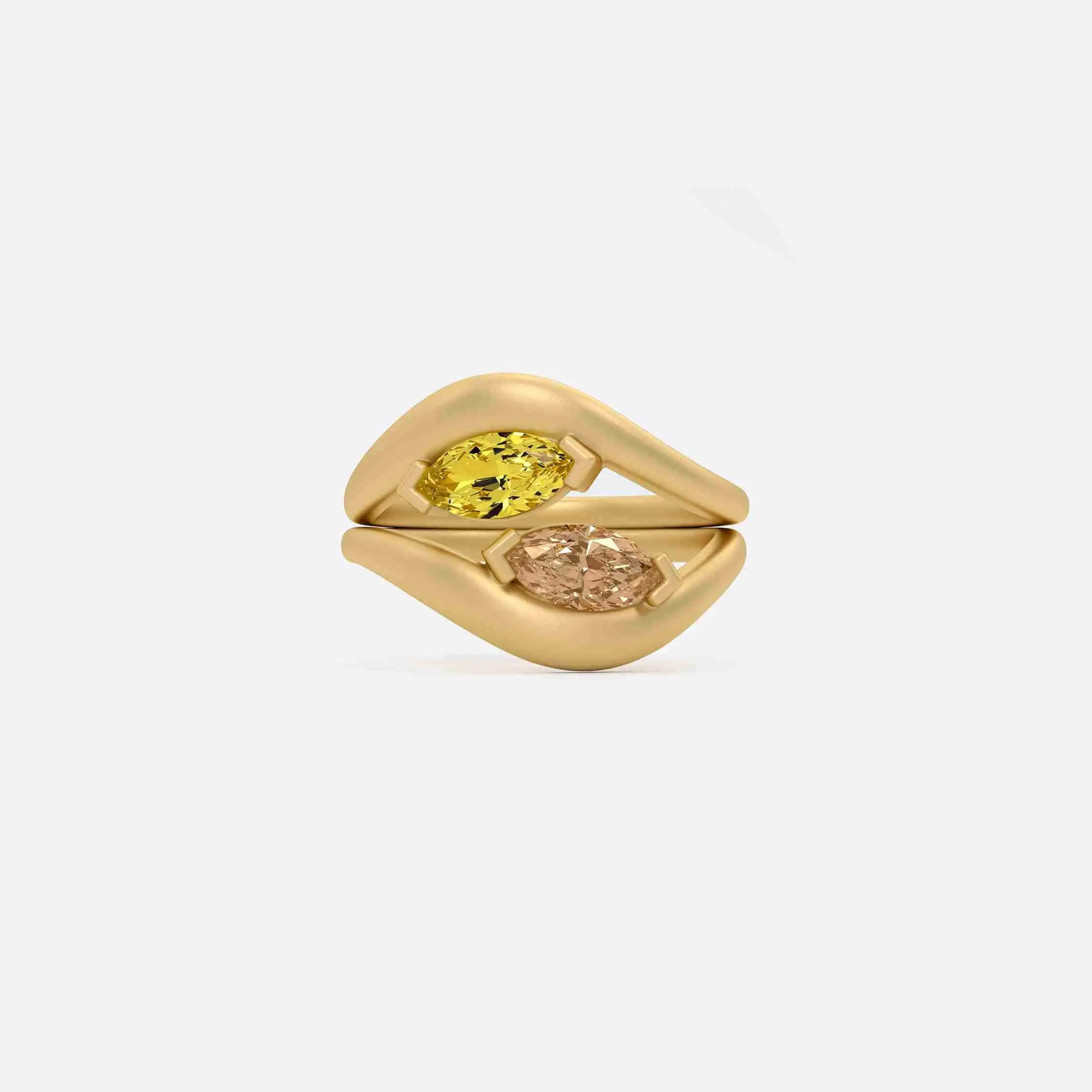 EIRA Citrine Pinky Ring JAUR