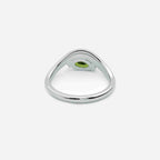 EIRA Light Green Lab Diamond Pinky Ring
