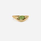 EIRA Light Green Lab Diamond Pinky Ring