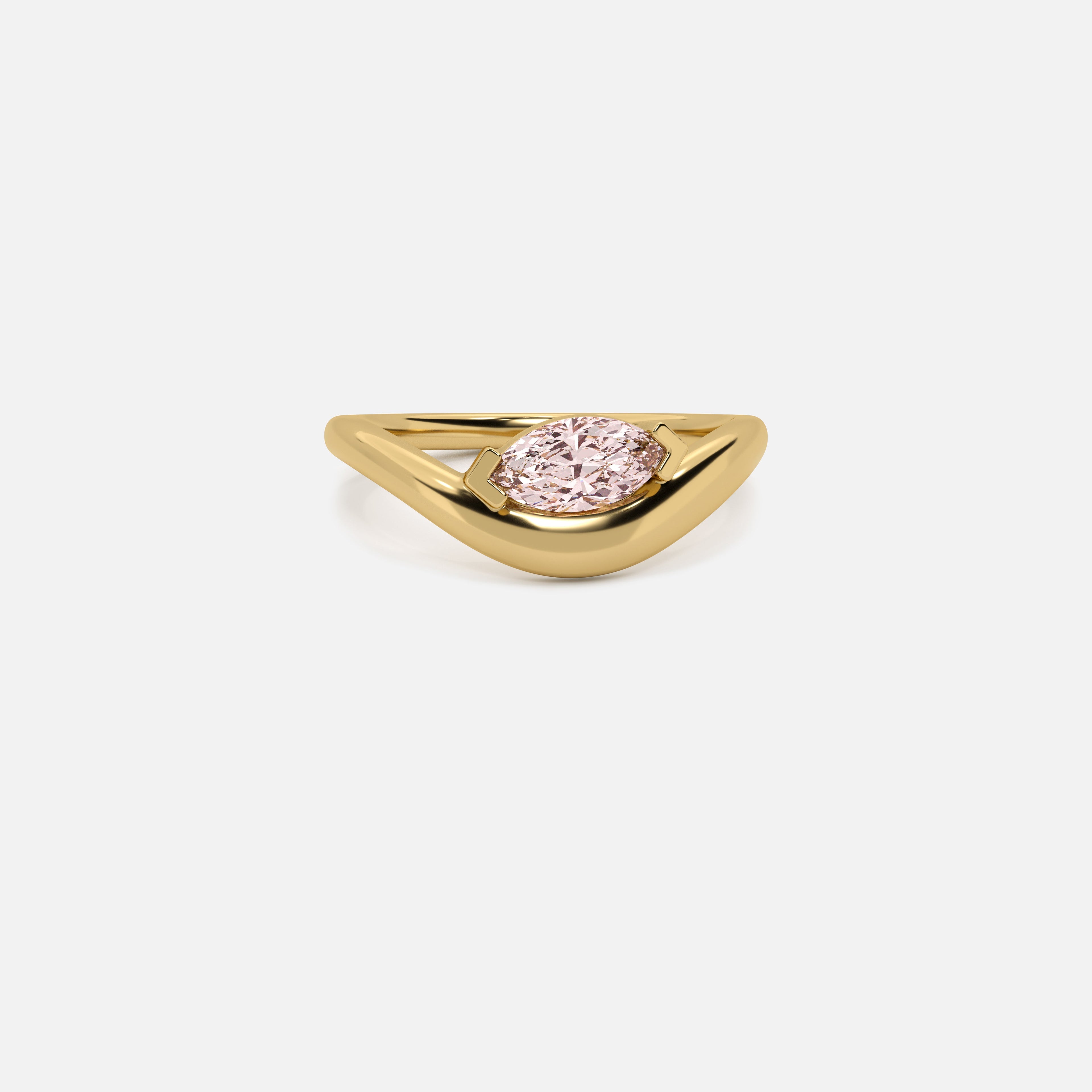 EIRA Pink Diamond Pinky Ring JAUR