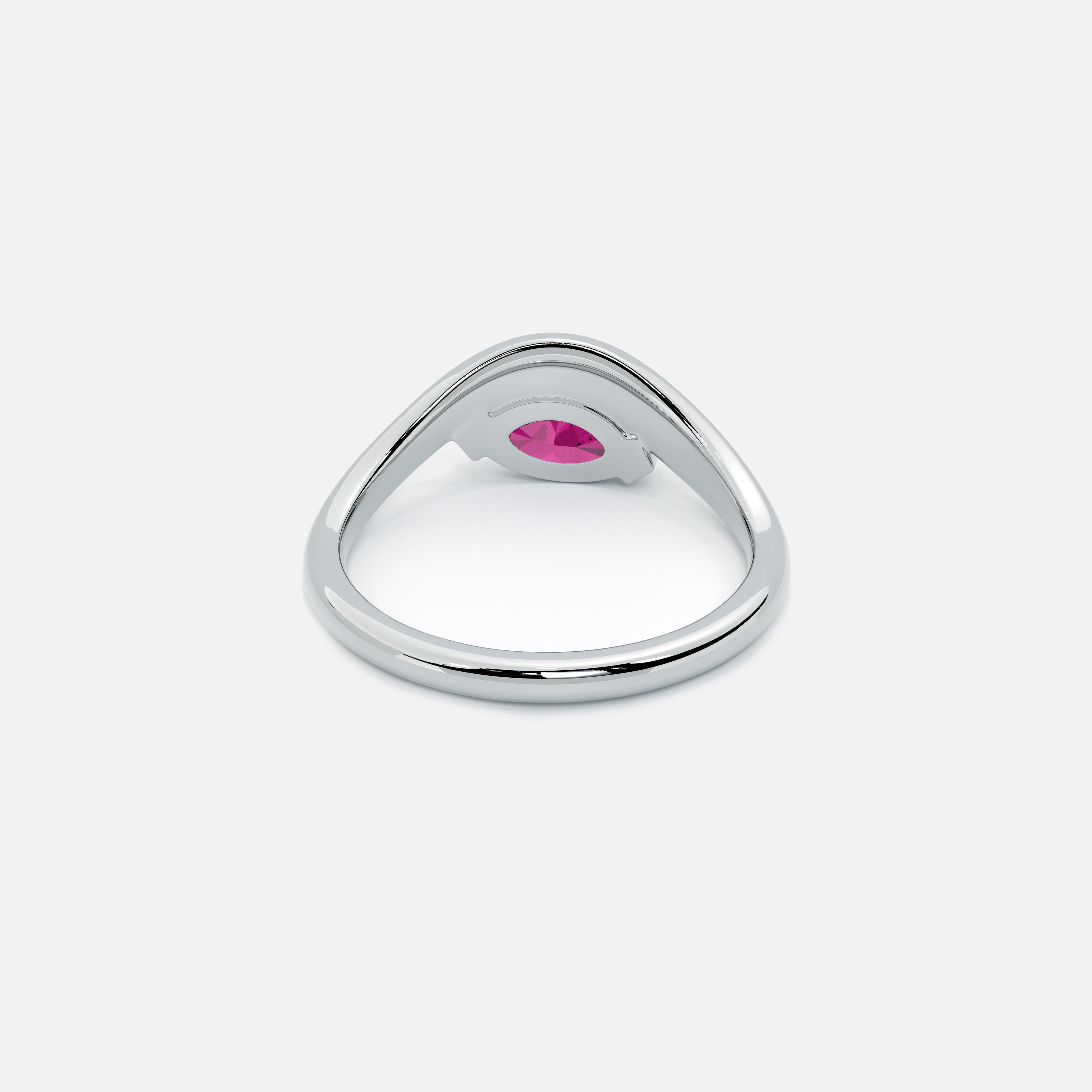 EIRA Pink Sapphire Pinky Ring JAUR