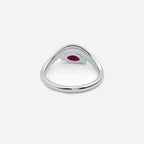 EIRA Pink Sapphire Pinky Ring
