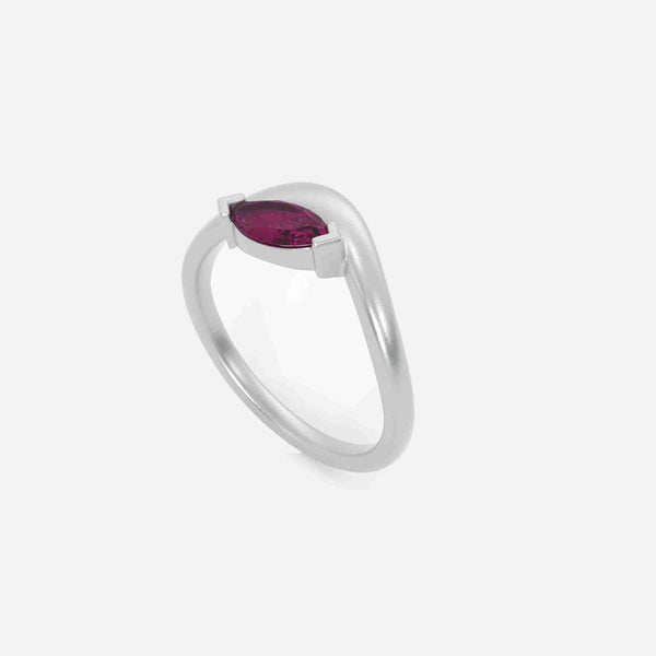 EIRA Pink Sapphire Pinky Ring