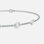 ELARA - 5 Stone Pierced Diamond Bracelet