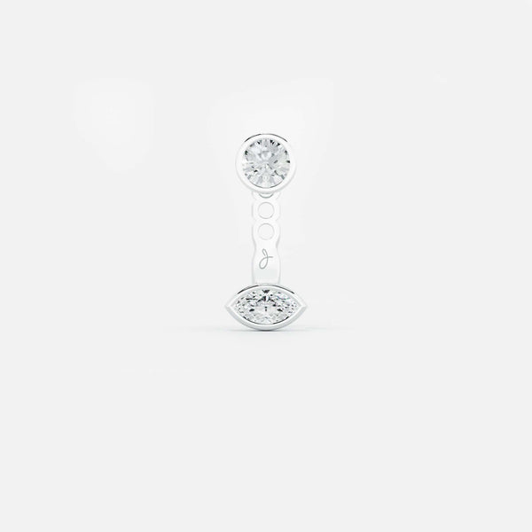 East-West Marquise Jacket - Round Base