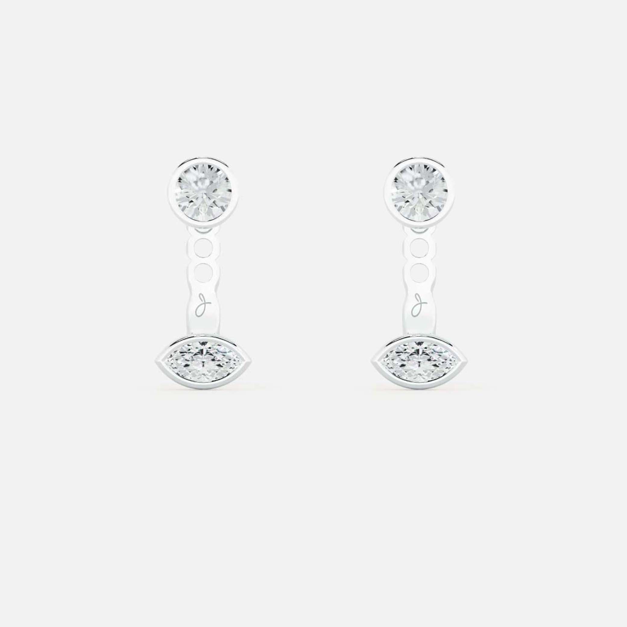 East-West Marquise Jacket - Round Base