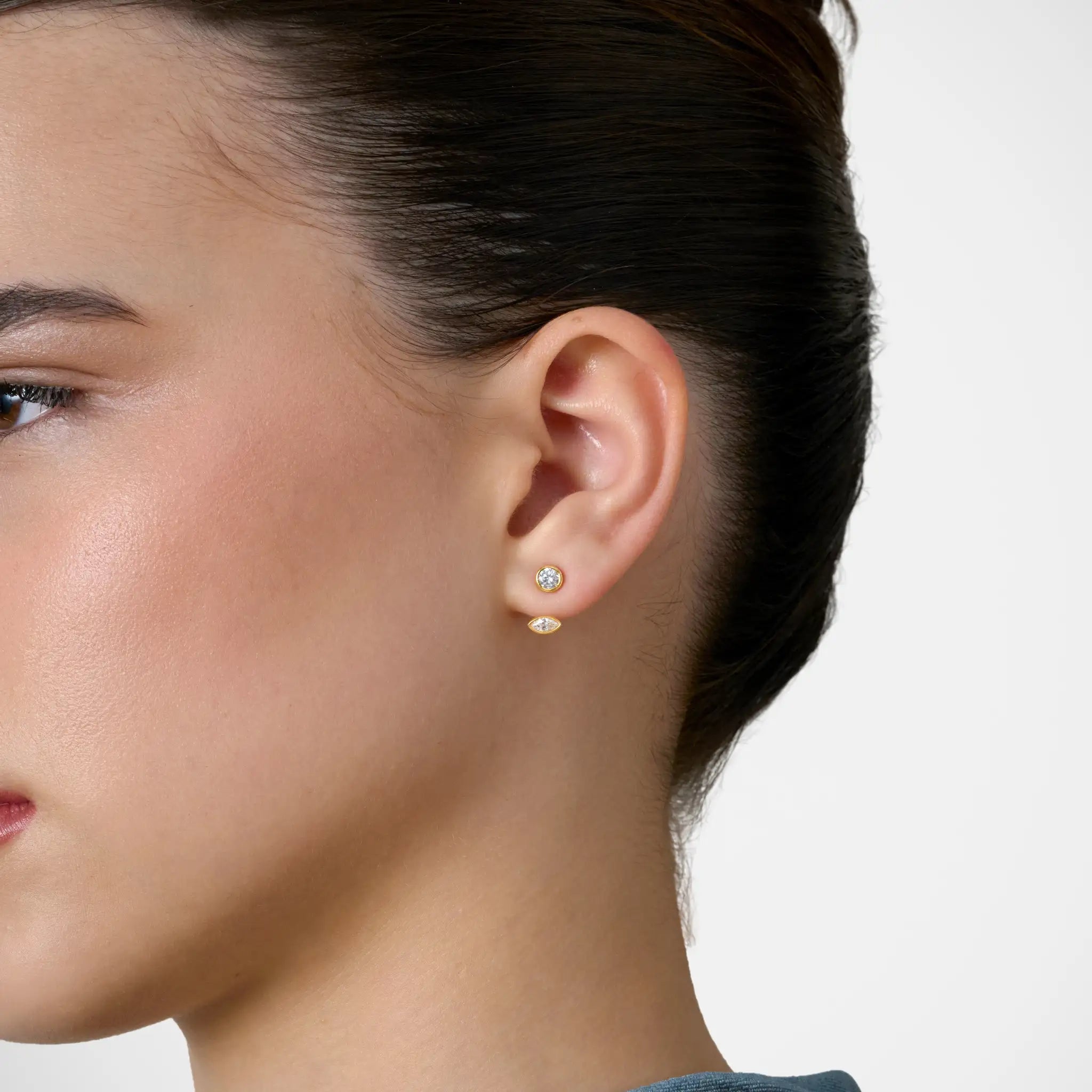 East-West Marquise Jacket - Round Base