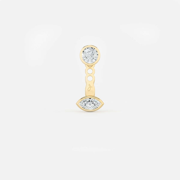 East-West Marquise Jacket - Round Base