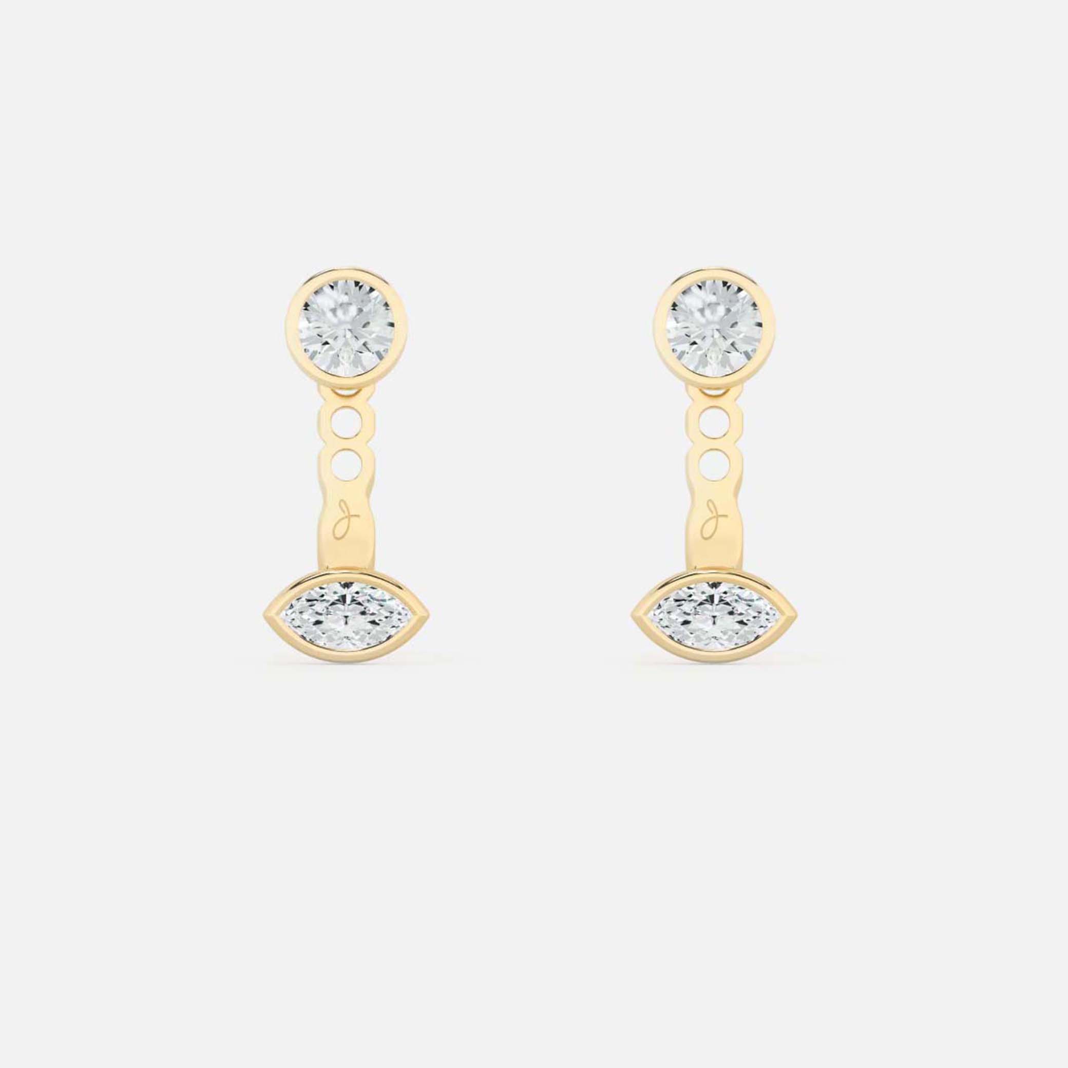 East-West Marquise Jacket - Round Base