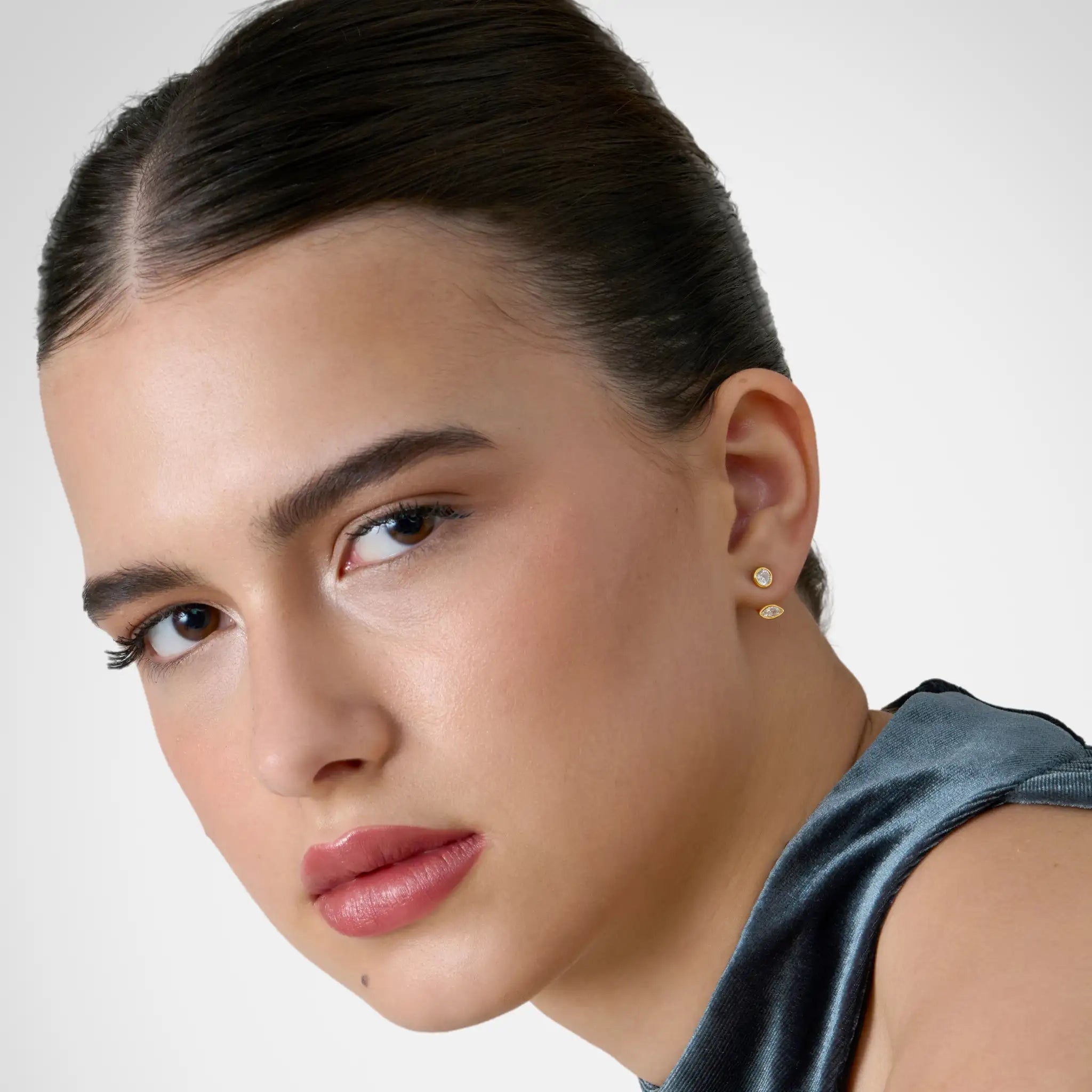 East-West Marquise Jacket - Round Base