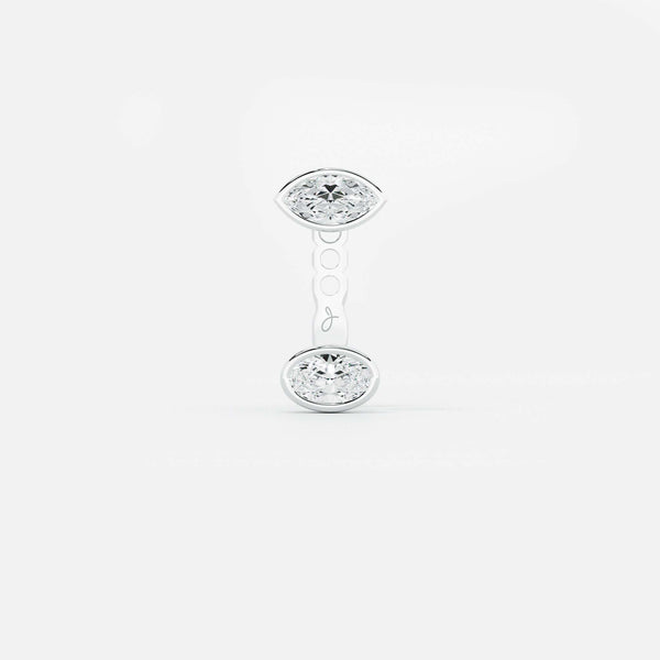 East-West Oval Jacket - Marquise Base