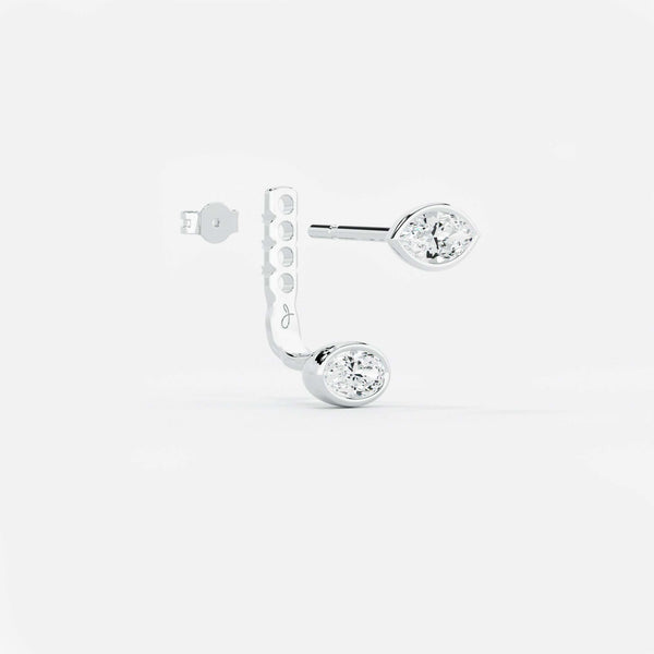 East-West Oval Jacket - Marquise Base