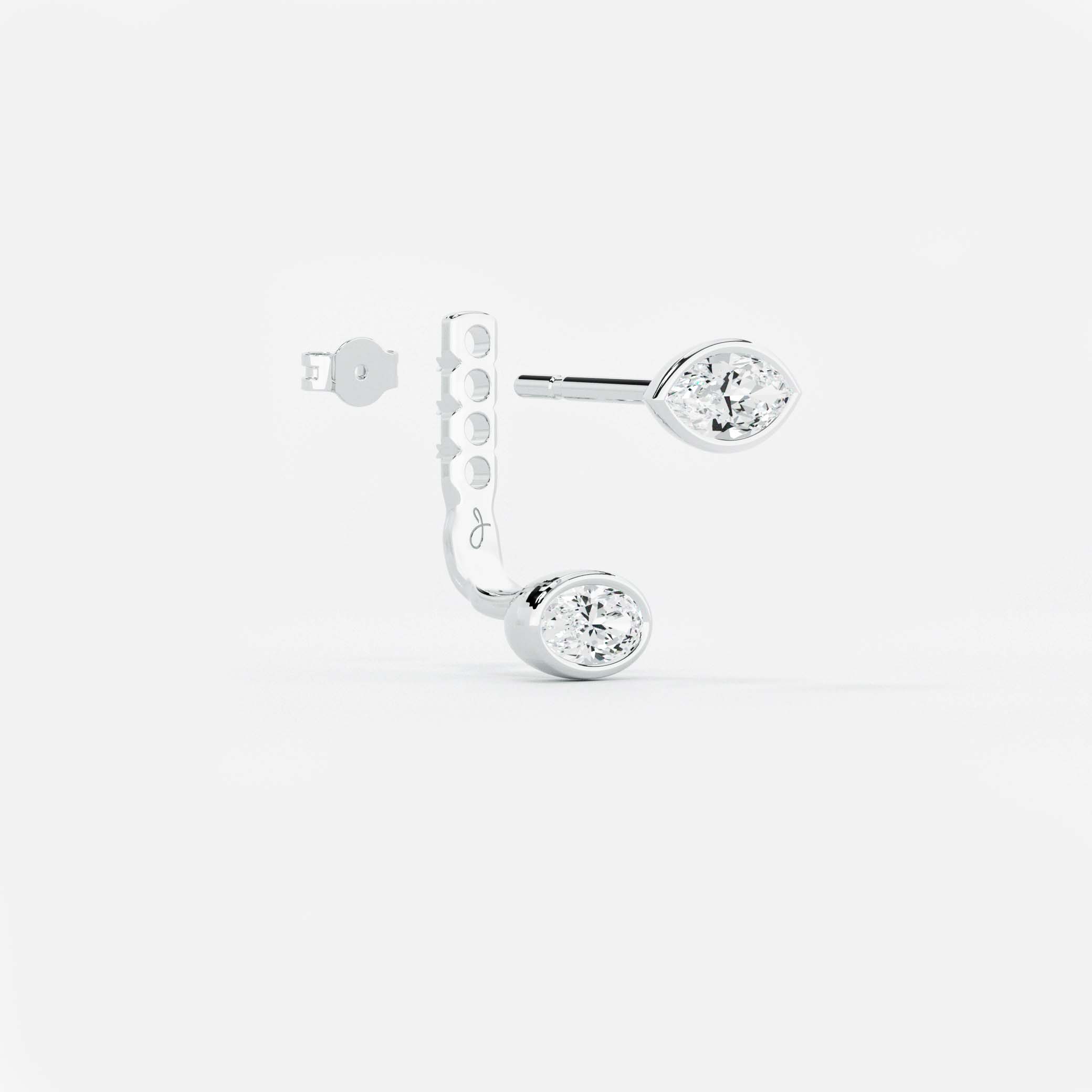 East-West Oval Jacket - Marquise Base