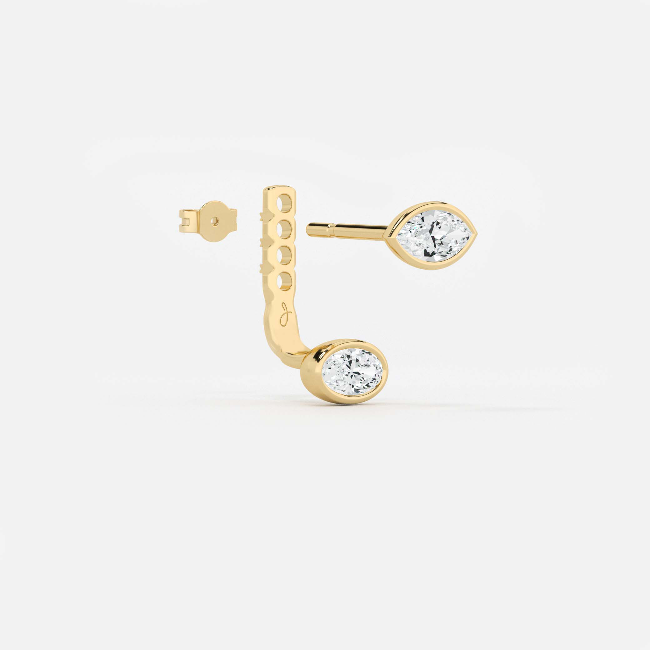 East-West Oval Jacket - Marquise Base