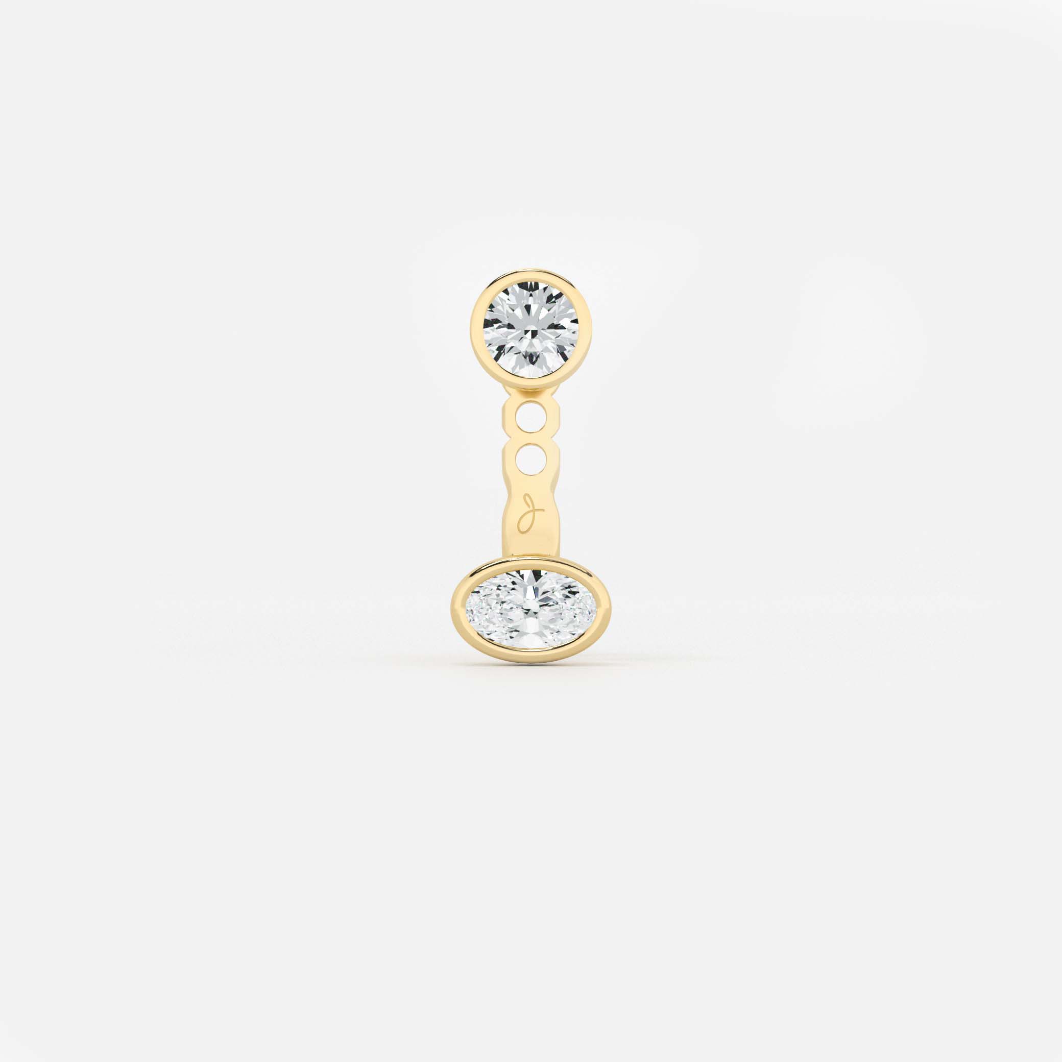 East-West Oval Jacket - Round Base