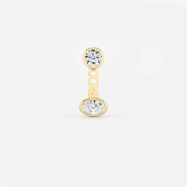 East-West Oval Jacket - Round Base