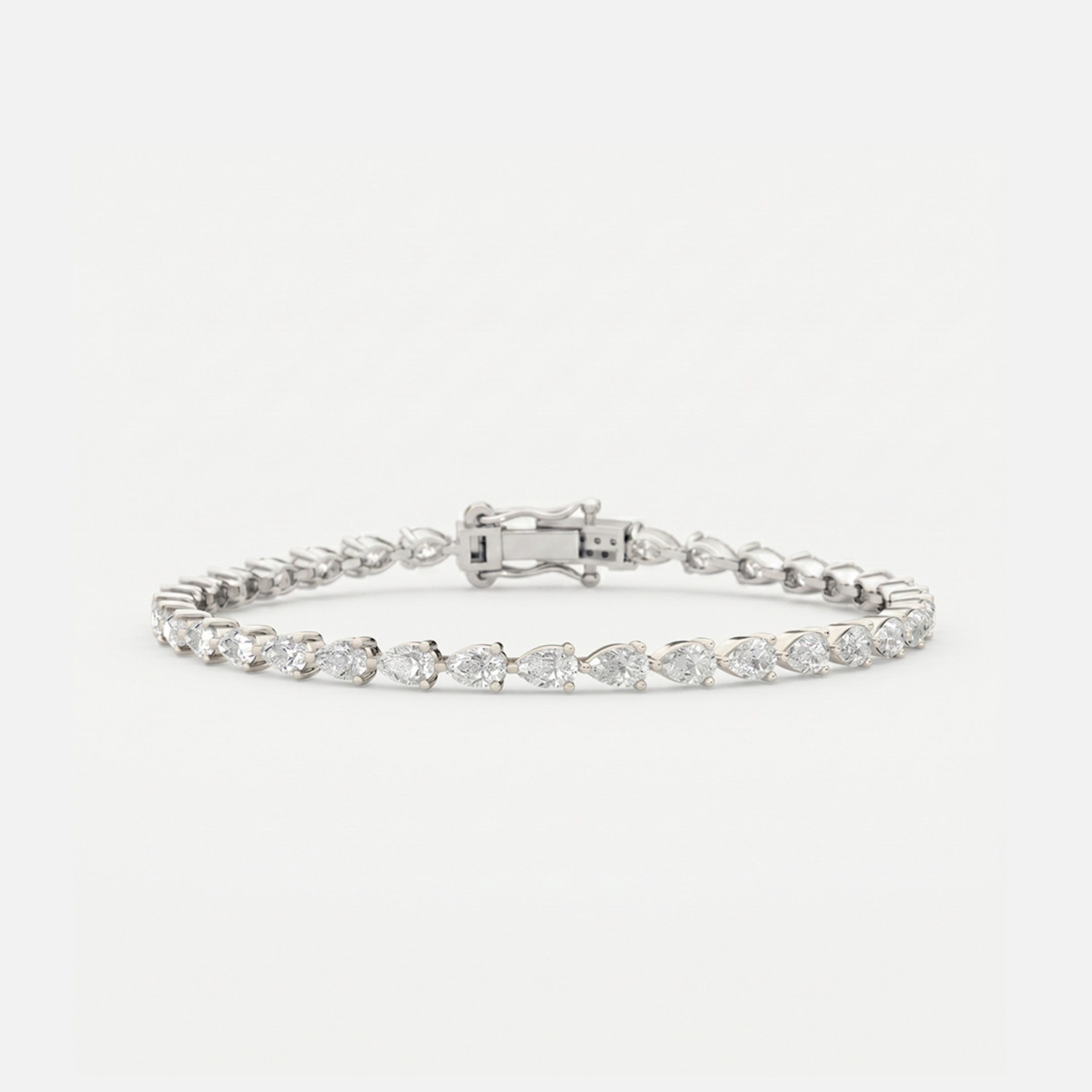 East-West Pear Tennis Bracelet JAUR
