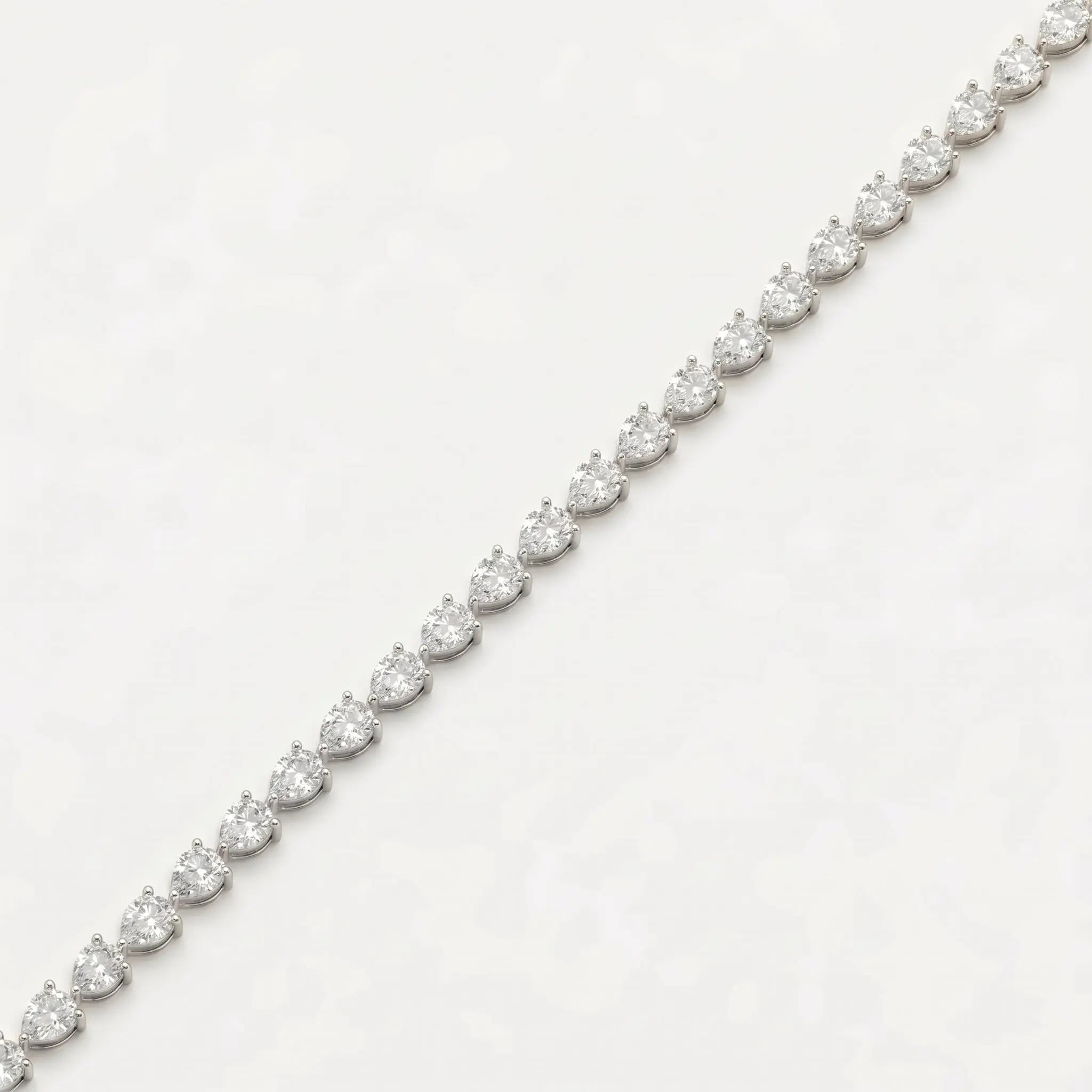 East-West Pear Tennis Bracelet JAUR