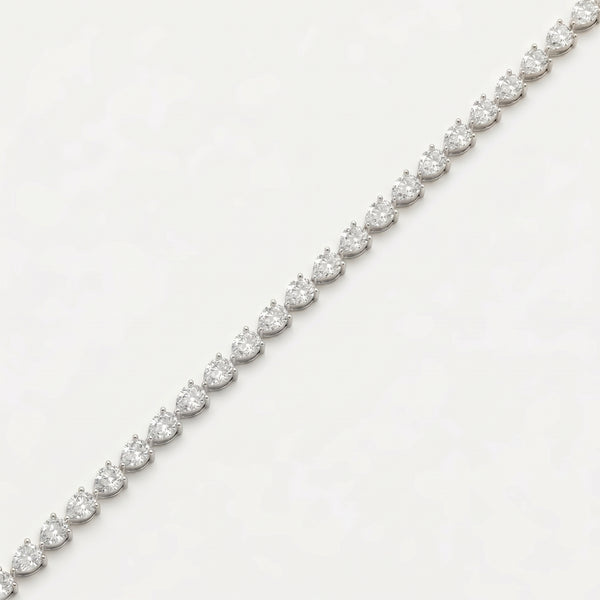 East-West Pear Tennis Bracelet